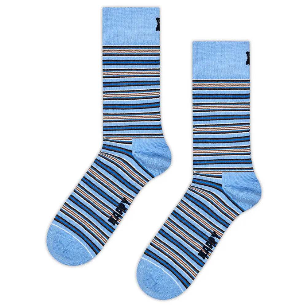 Stripe Sock, Light Blue