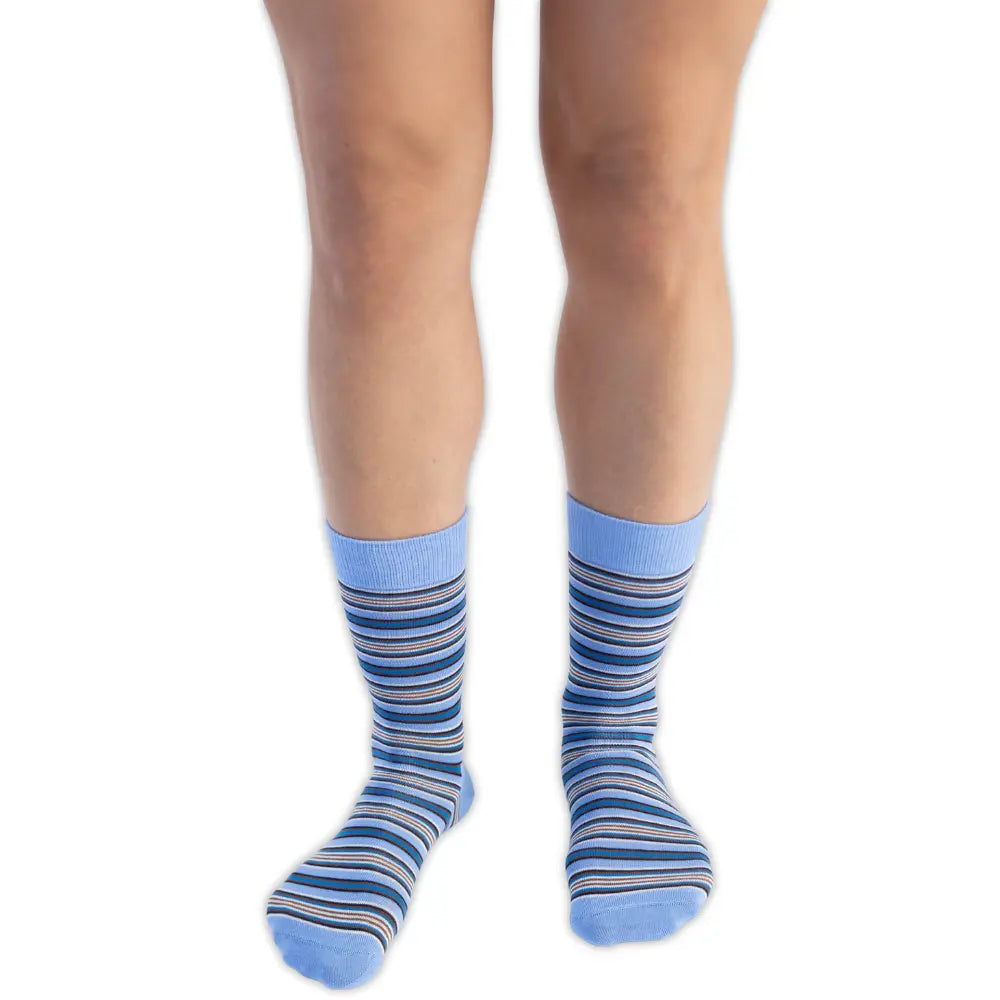 Stripe Sock, Light Blue
