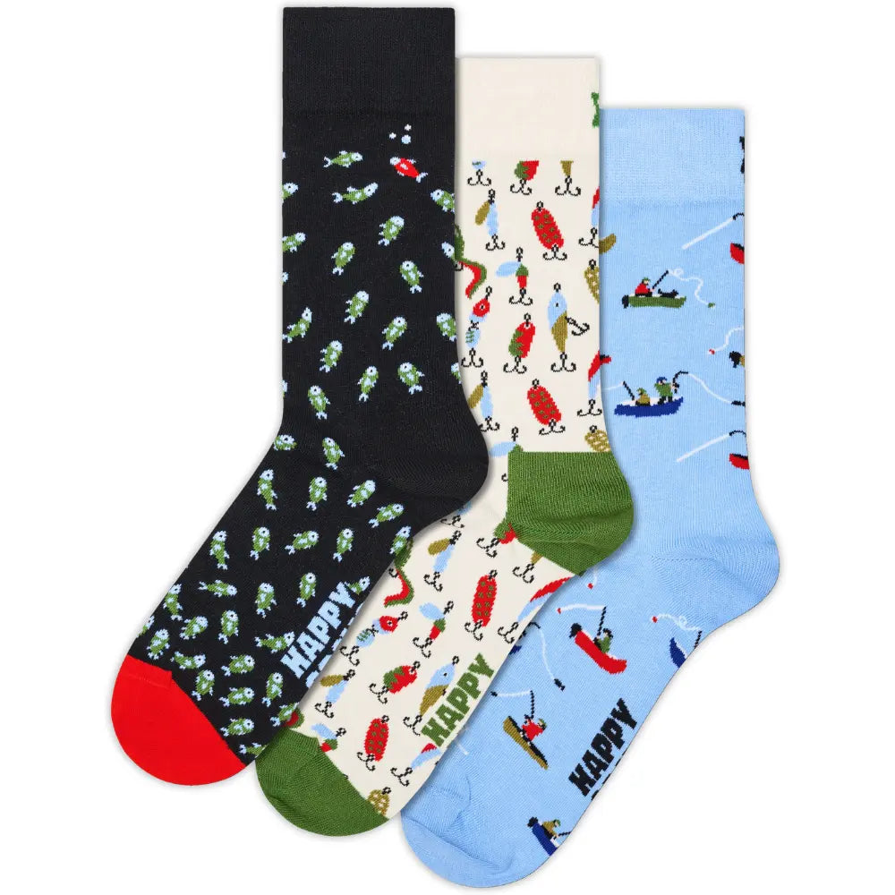 3-Pack Hook, Line, Sinker Socks Gift Set