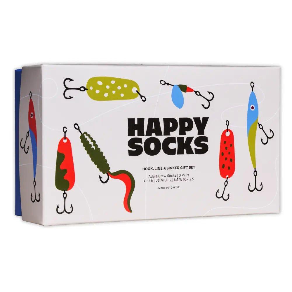 3-Pack Hook, Line, Sinker Socks Gift Set