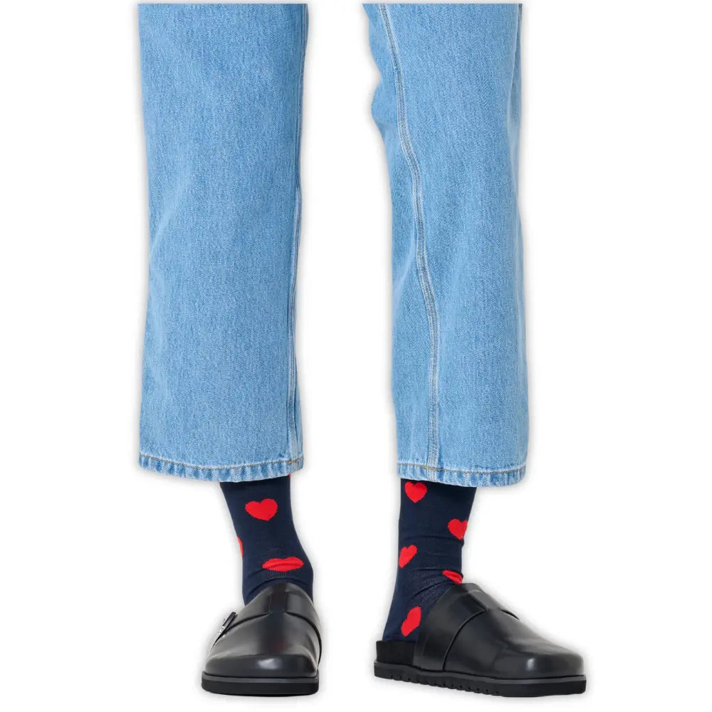 Heart Sock, Navy