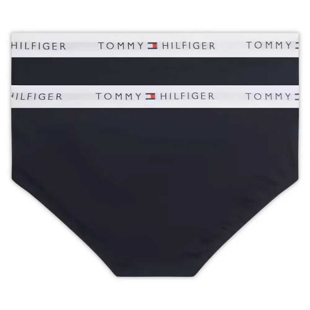 Girls 2-Pack Heritage Logo Bikini Briefs, Navy