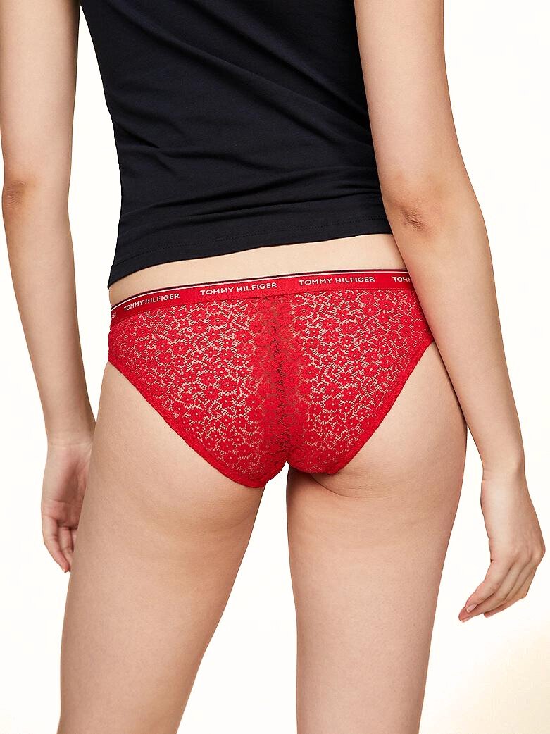 Tommy Hilfiger 3-Pack Lace Briefs, Navy/White/Red| Boxers Briefs