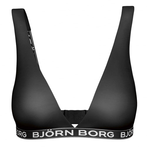 Ikonischer Baumwoll-BH, Schwarz