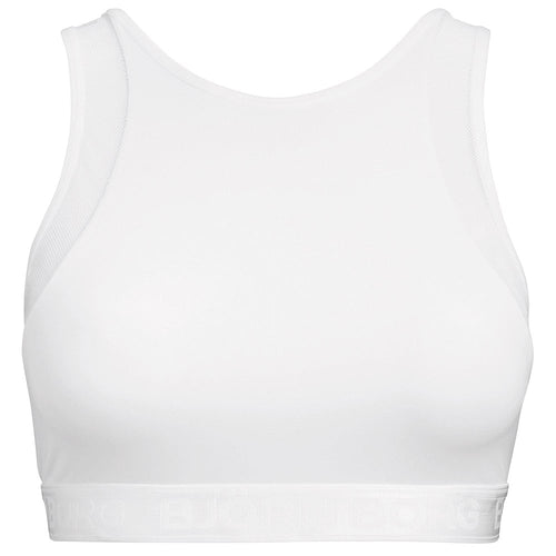 Iconic Seasonal Solids Mesh-Bralette, Weiß