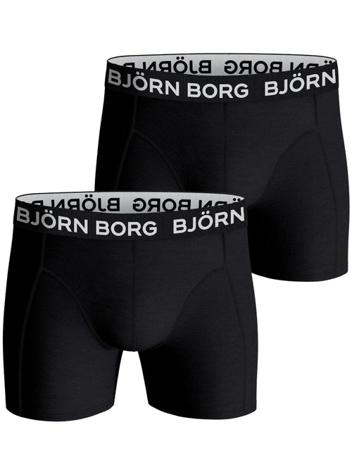 Bjorn BorgBoxer Briefs 2 - pack2 - Pack Large Logo Boxer Briefs, BlackBoxers & Briefs
