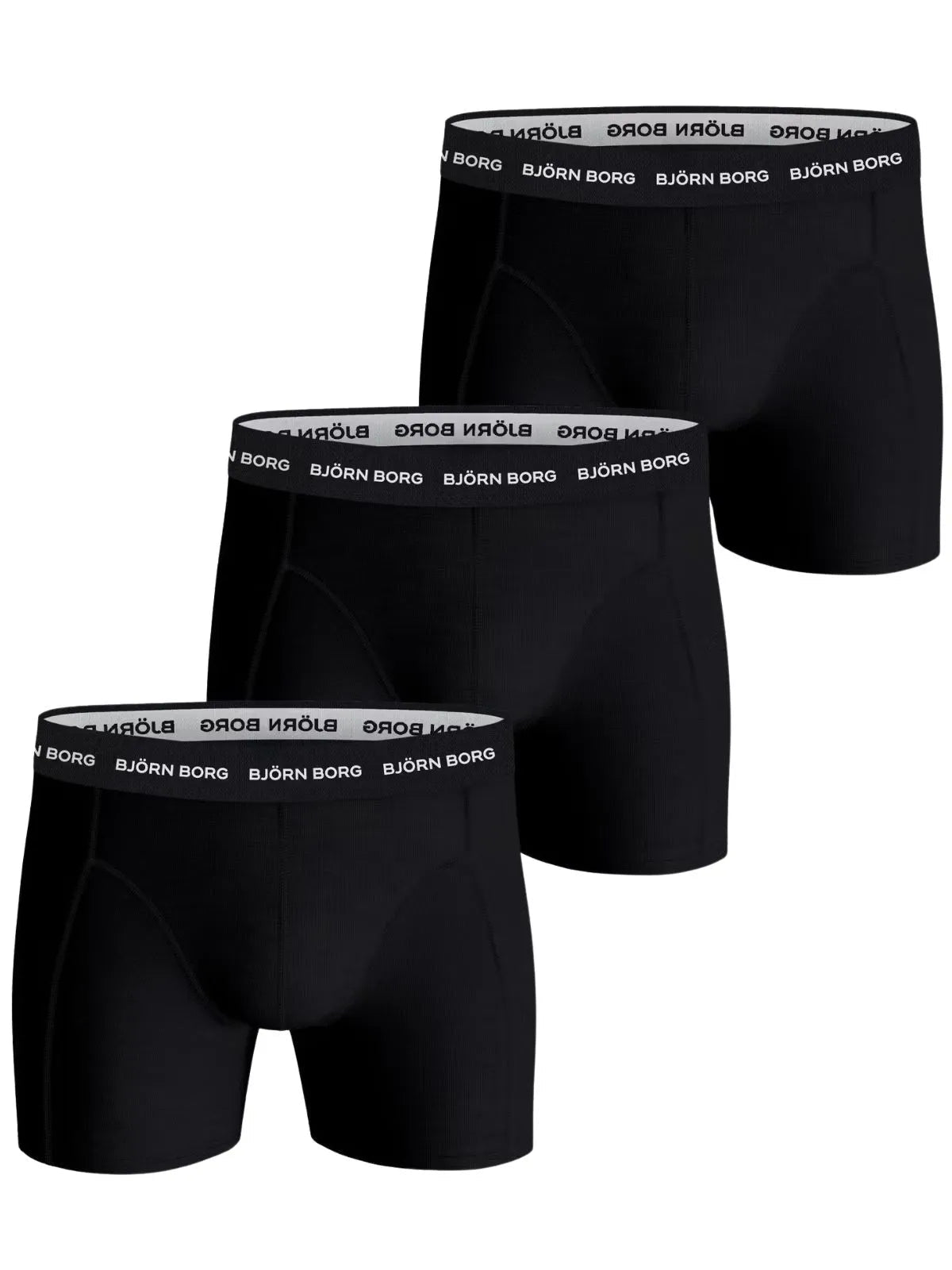 Bjorn BorgBoxer Briefs 3 - pack3 - Pack Classic Logo Boxer Briefs, BlackBoxers & Briefs