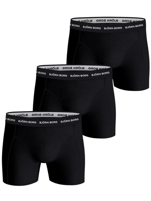 Bjorn BorgBoxer Briefs 3 - pack3 - Pack Classic Logo Boxer Briefs, BlackBoxers & Briefs