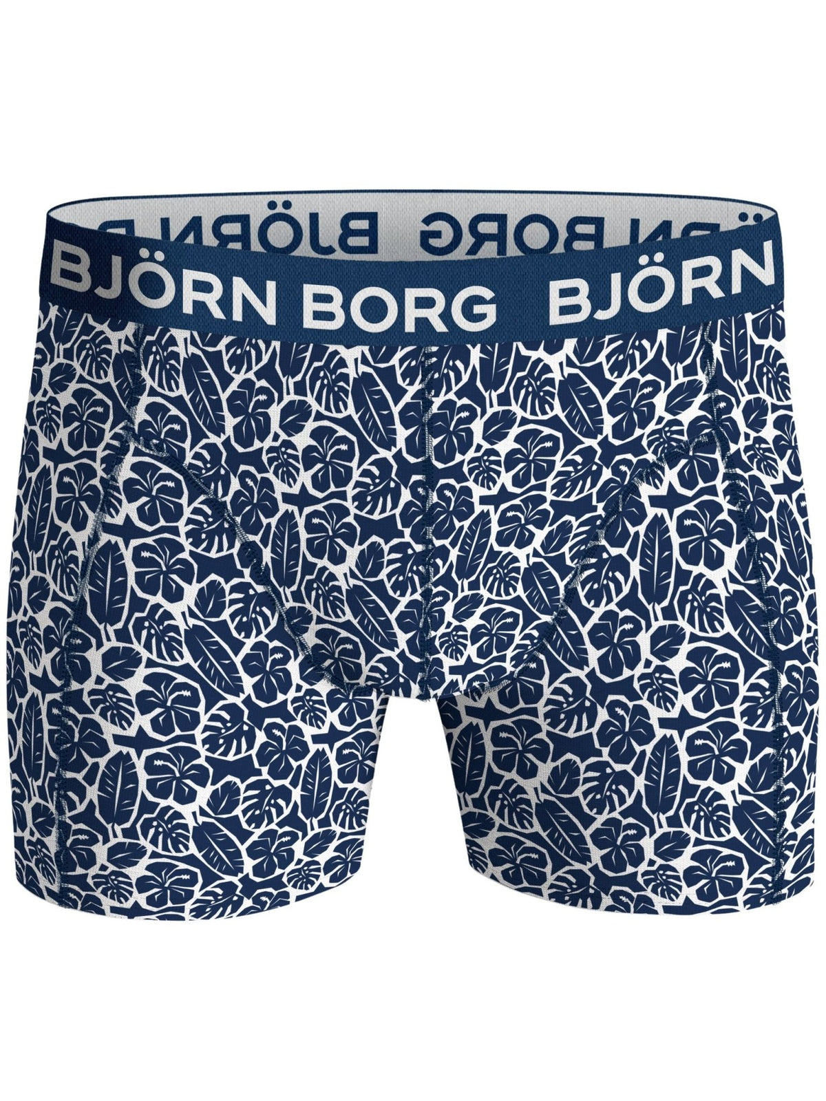 Bjorn BorgBoxer Briefs 3 - pack3 - Pack Mixed Leaf Print Boxer Briefs, BlueBoxers & Briefs