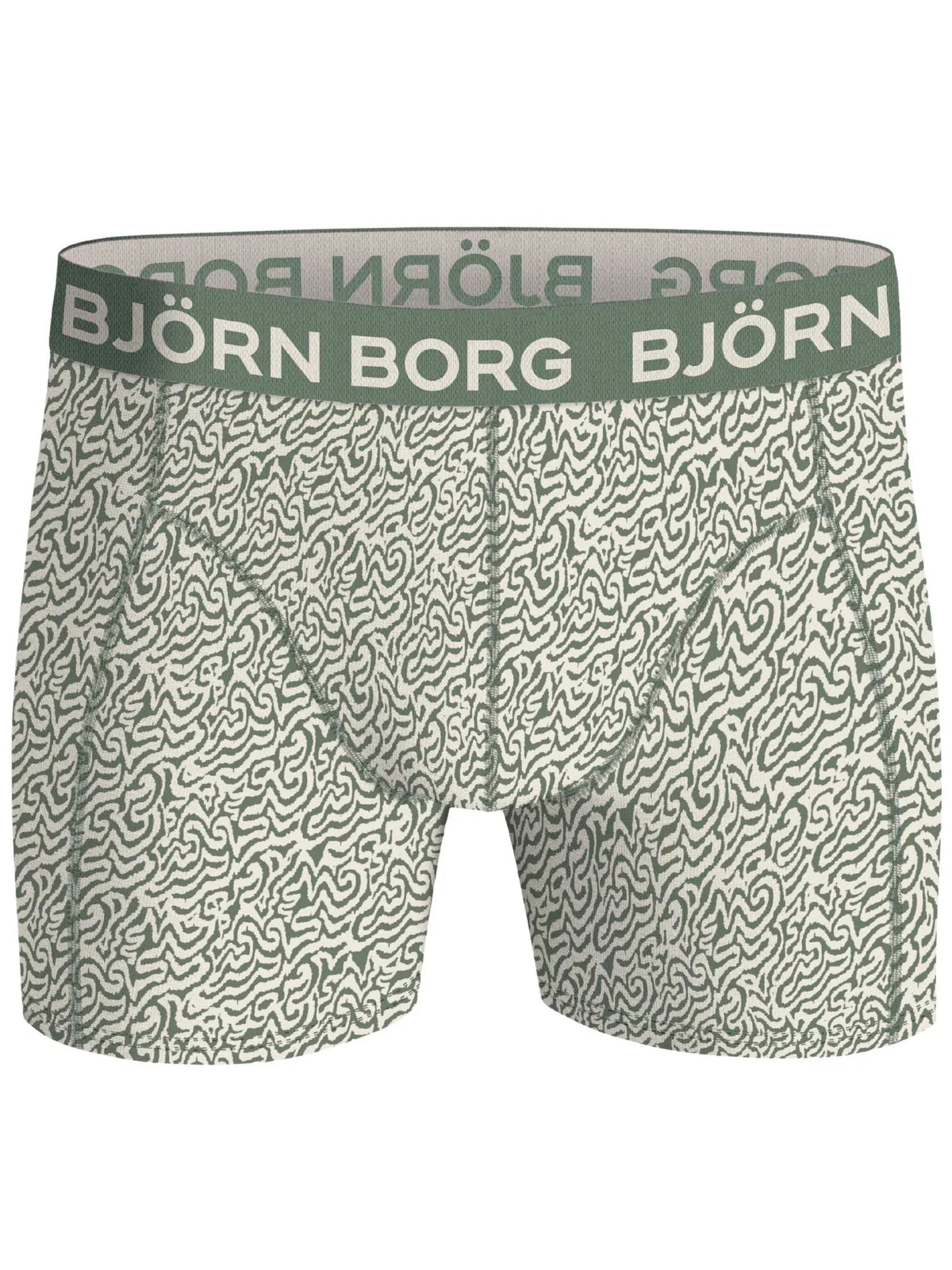 Bjorn BorgBoxer Briefs 3 - pack3 - Pack Mixed Leaf Print Boxer Briefs, Olive GreenBoxers & Briefs