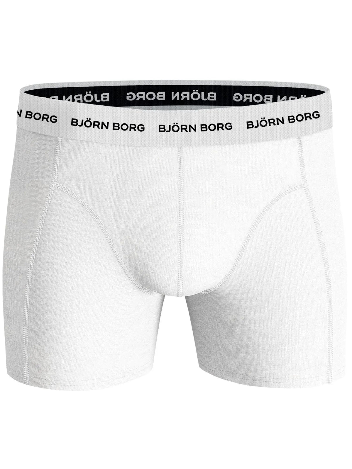 Bjorn BorgBoxer Briefs 3 - pack3 - Pack White Waistband Boxer Briefs, Black/White/GreyBoxers & Briefs