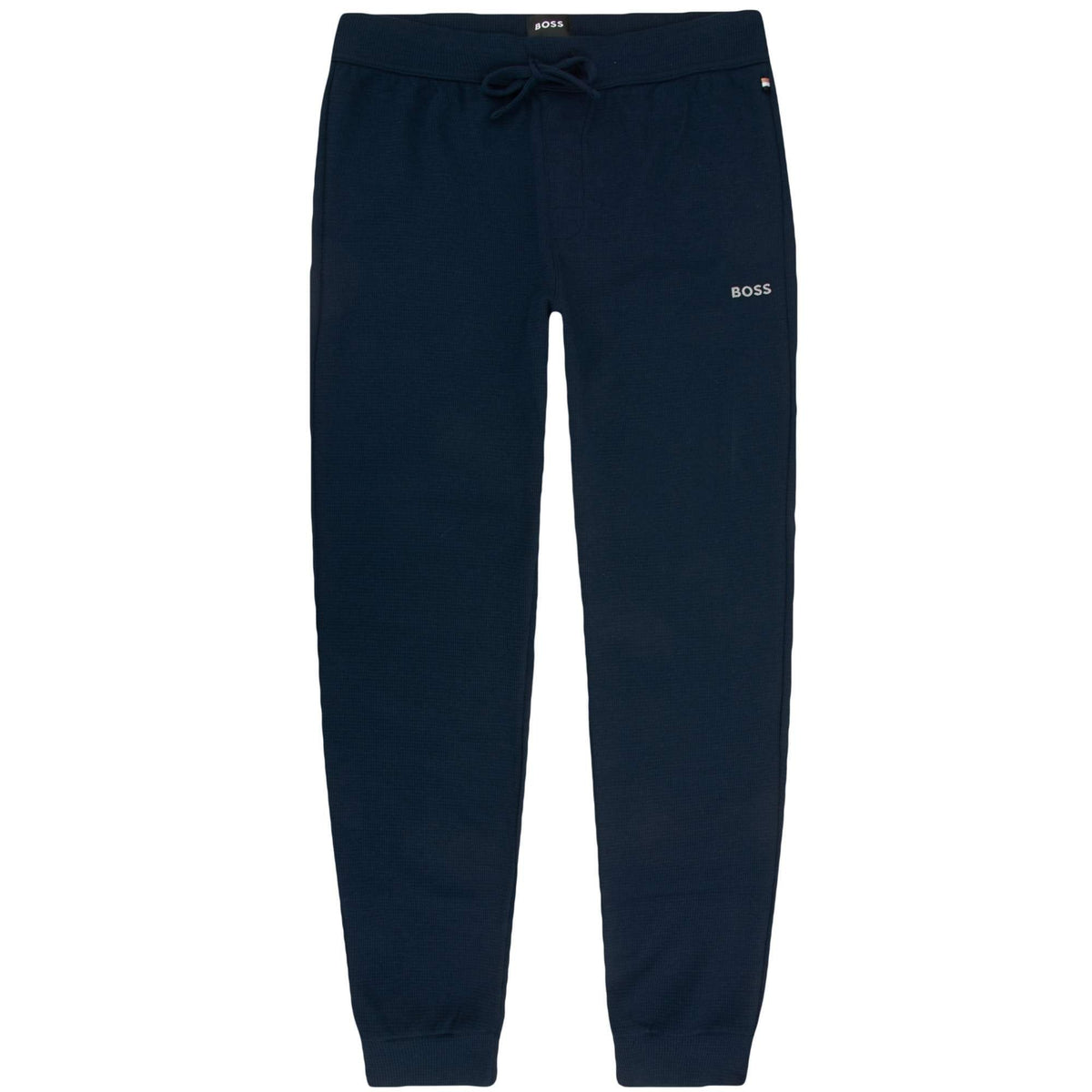 Lightweight Mini Waffle Jogging Bottoms, Navy