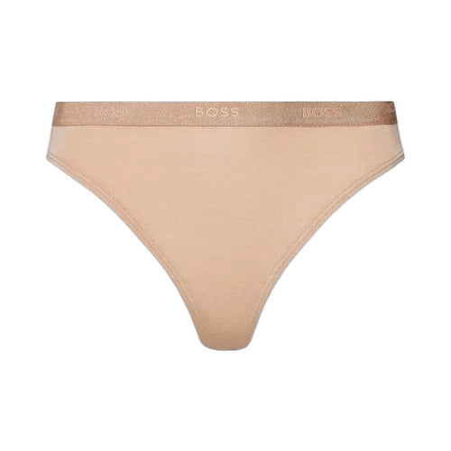 CI Logo Waistband Thong, Light/Pastel Brown