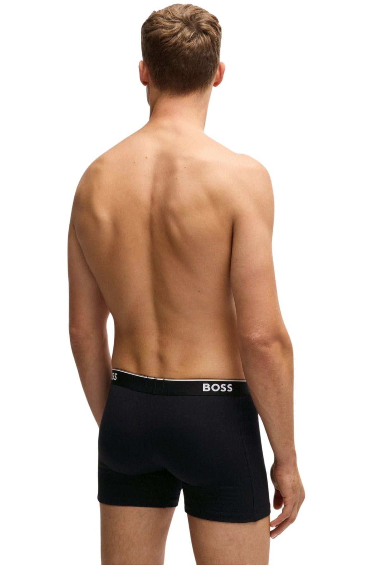 BOSSBoxer Briefs 3 - pack3 - Pack Power Logo Boxer Briefs, BlackBoxers - and - Briefs.net