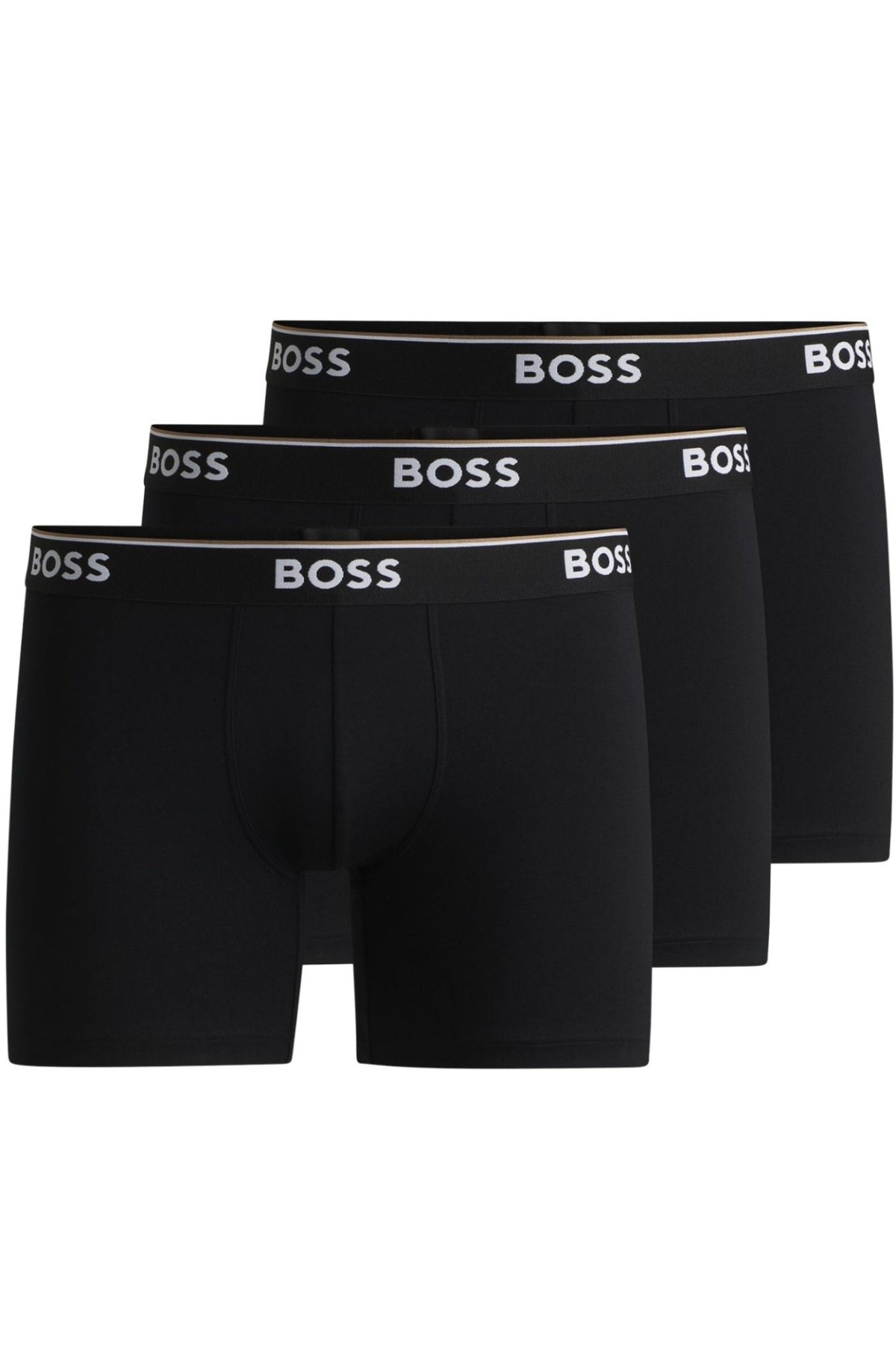 BOSSBoxer Briefs 3 - pack3 - Pack Power Logo Boxer Briefs, BlackBoxers - and - Briefs.net