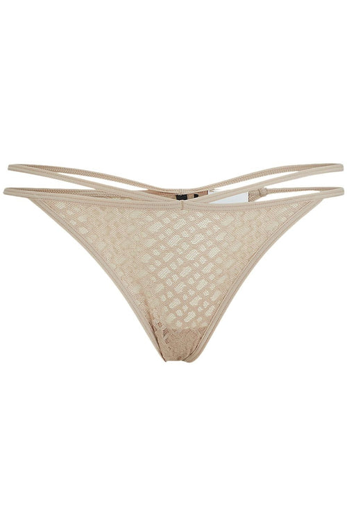 BOSSG - StringB - Lace String, Open BeigeBoxers - and - Briefs.net