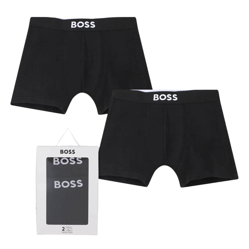 BOSSBoxer trunks 2 - packBoys 2 - Pack Bold Logo Boxer Trunks, BlackBoxers & Briefs