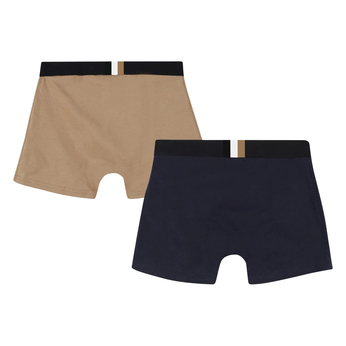 BOSSBoxer trunks 2 - packBoys 2 - Pack Icon Boxer Trunks, Cookie/NavyBoxers & Briefs
