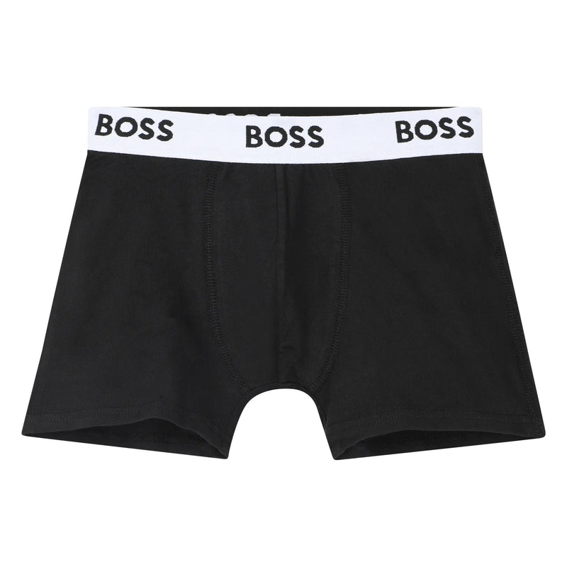 BOSSBoxer Trunks 3 - packBoys 3 - Pack Core Logo Boxer Trunks, Black/whiteBoxers & Briefs