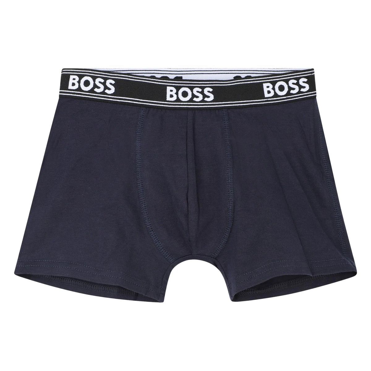 BOSSBoxer Trunks 3 - packBoys 3 - Pack Power Logo Boxer Trunks, Black/Navy/BlueBoxers & Briefs
