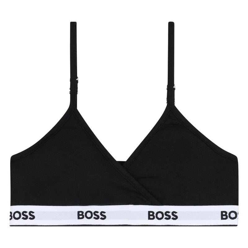 BOSSBralettes 2 - packGirls 2 - Pack Classic Logo Bralettes, Black/WhiteBoxers & Briefs