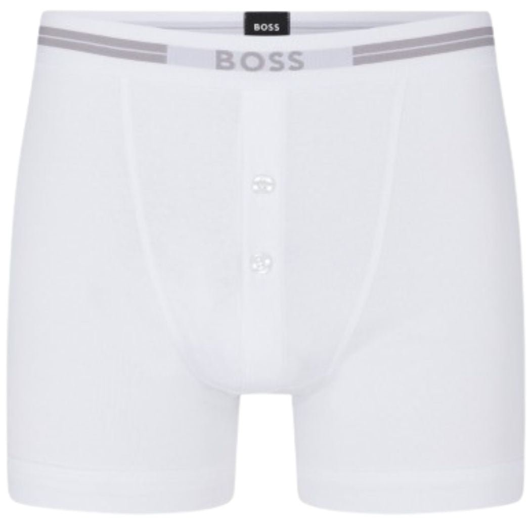 BOSSTrunkOriginal Button - Fly Boxer Brief, WhiteBoxers & Briefs