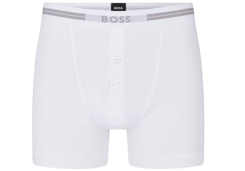 BOSSTrunkOriginal Button - Fly Boxer Brief, WhiteBoxers & Briefs
