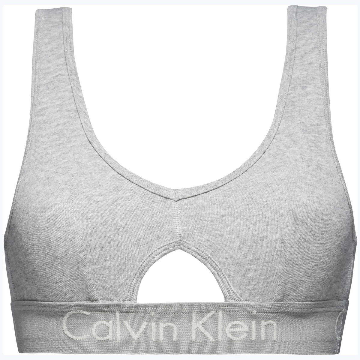 BODY Cotton Bralette, Heather Grey