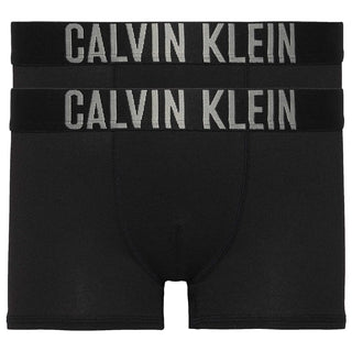 Boys 2-Pack Intense Power Boxer Trunks, Black/silver