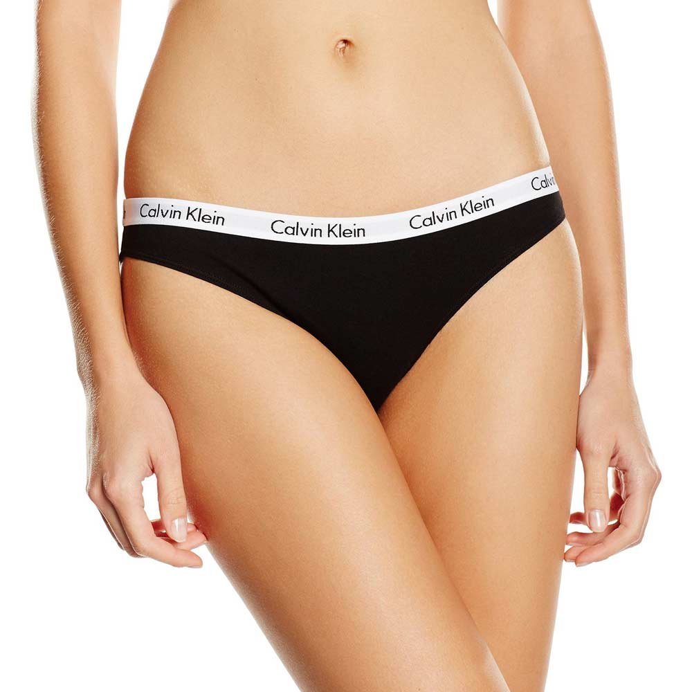 Calvin Klein - Carousel 3 - Pack Bikini Briefs, Black/White/Grey - Boxers - and - Briefs.net