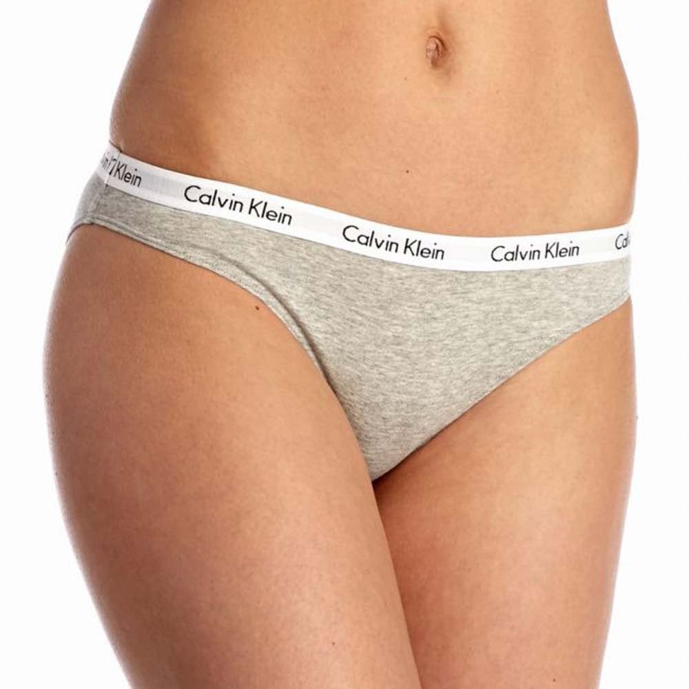 Calvin Klein - Carousel 3 - Pack Bikini Briefs, Black/White/Grey - Boxers - and - Briefs.net