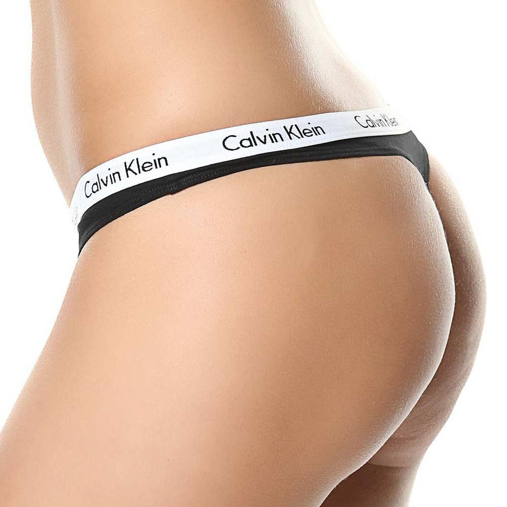 Calvin Klein - Carousel 3 - Pack Thong, Black/White/Black - Boxers - and - Briefs.net