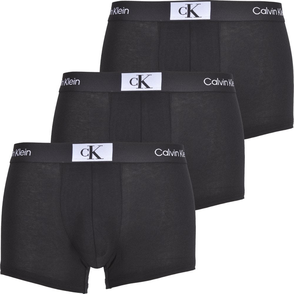 3-Pack CK 1996 Boxer Trunks, Black