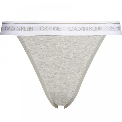 CK One Brazilian Slip aus Baumwoll-Modal-Mischung, Heather Grey