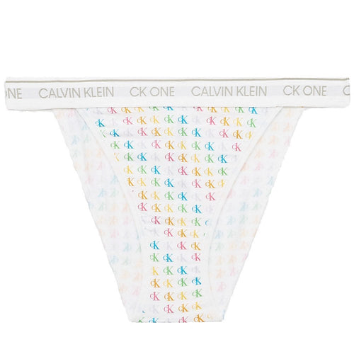 CK One Cotton Modal Blend Brazilian Brief, Pride Colours Mini CK1 Logo Print