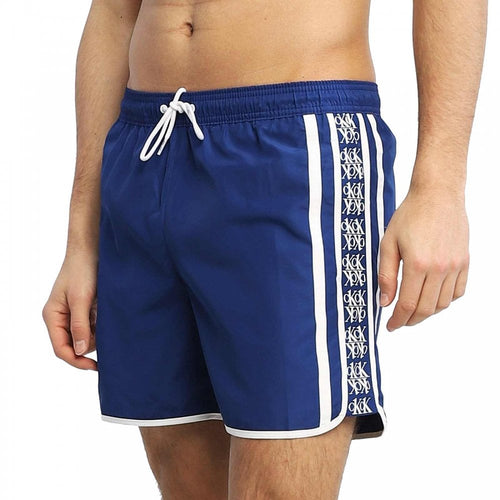 CK One Medium Runner Swim Shorts, Bold Blue