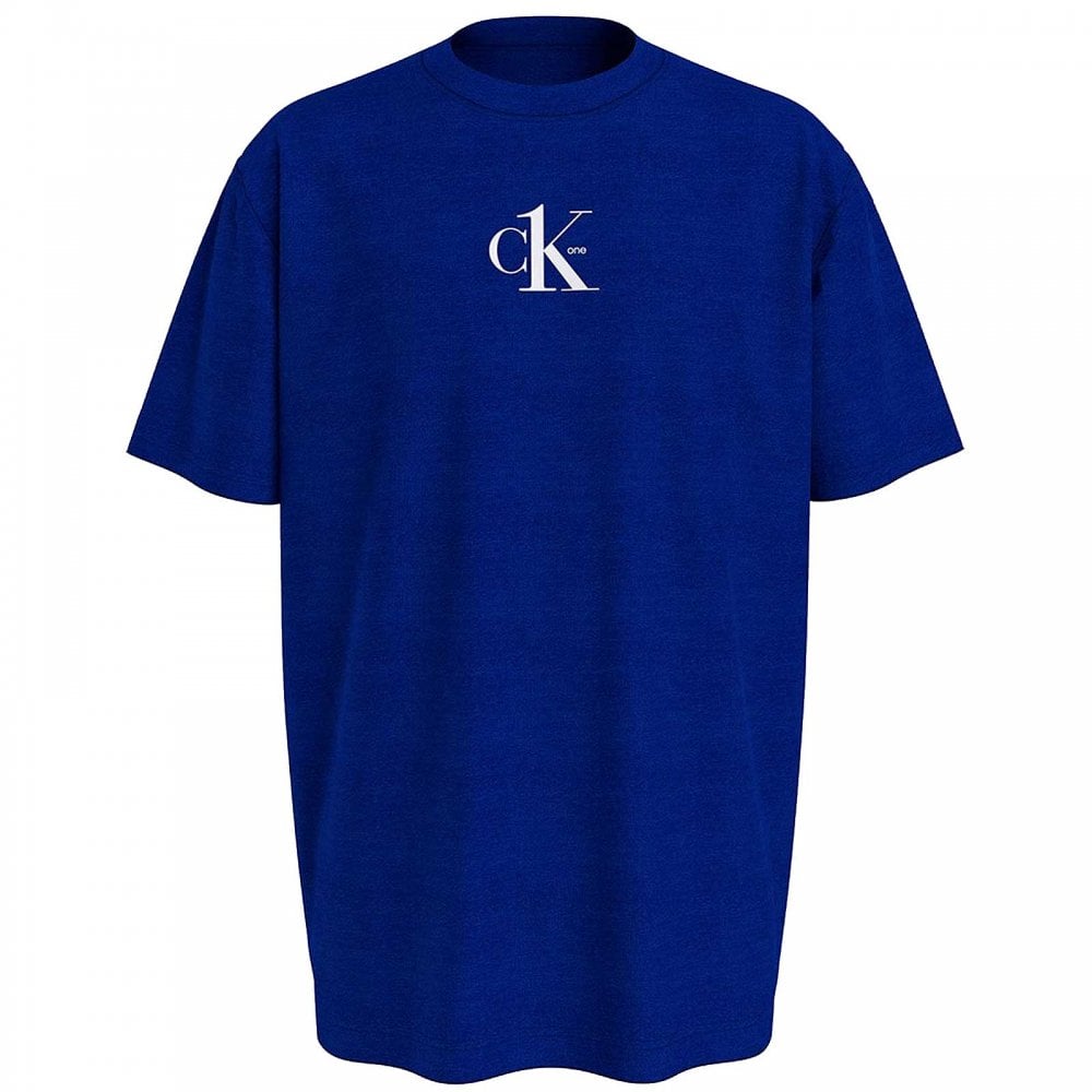 CK One Swimwear Beach T-Shirt, Bold Blue