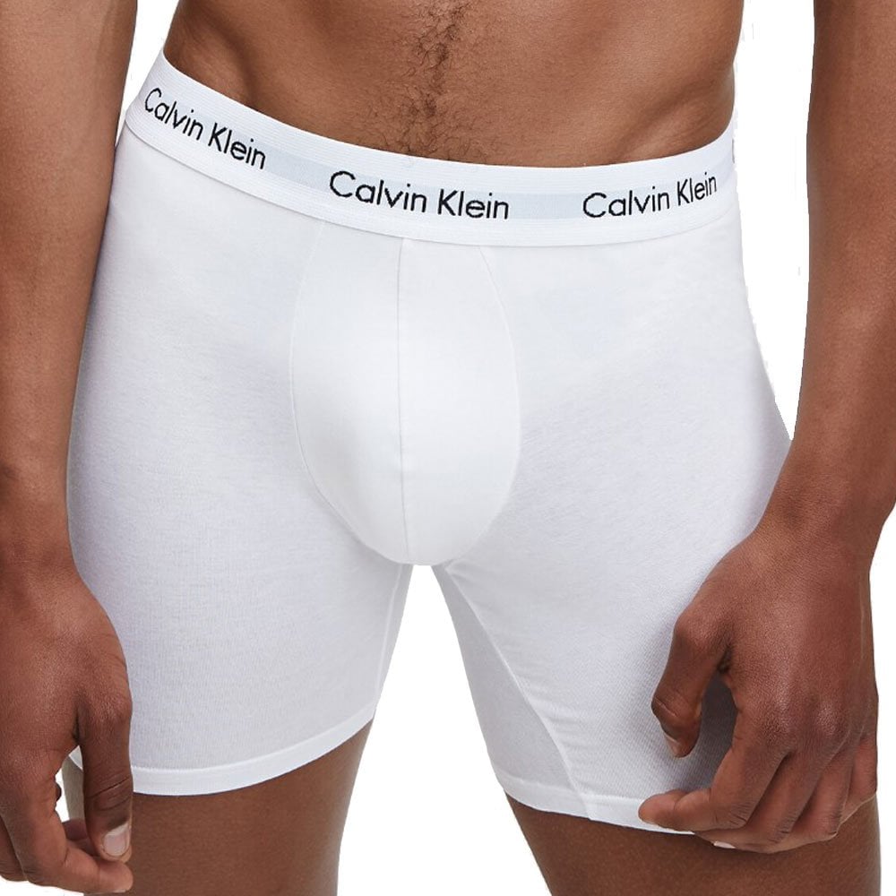 3 Pack Boxer Briefs Black White Grey