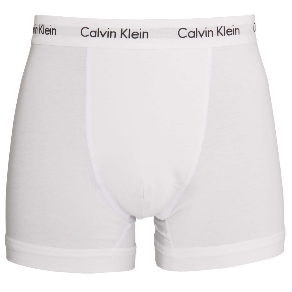 Calvin Klein Cotton Stretch 3 Pack Trunk Red Blue White CK Cotton Stretch 3 Pack Trunk Red Blue White Boxers and Briefs