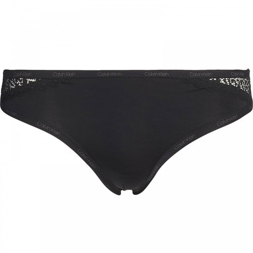 Flirty Lace Bikini Brief, Black