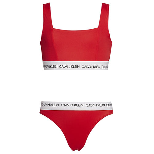 GIRLS CK LOGO-SWIM Bralette / Bikini Set, High Risk