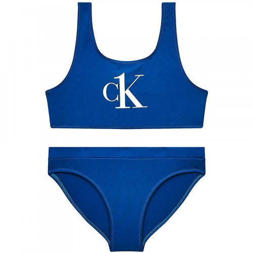 Girls CK One Bralette / Bikini Set, Bobby Blue