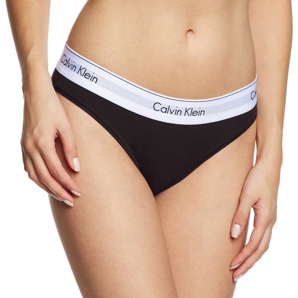 Calvin Klein - Modern Cotton Bikini Brief, Black - Boxers - and - Briefs.net