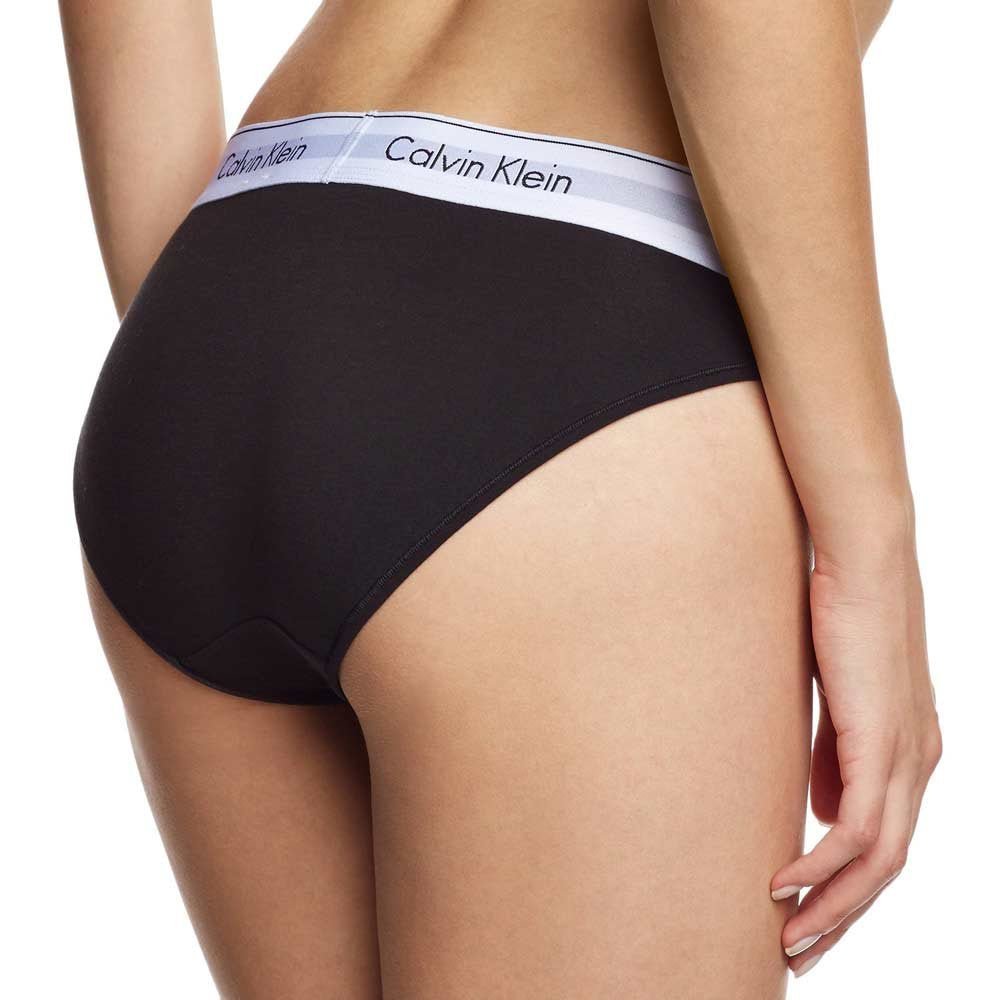 Calvin Klein - Modern Cotton Bikini Brief, Black - Boxers - and - Briefs.net