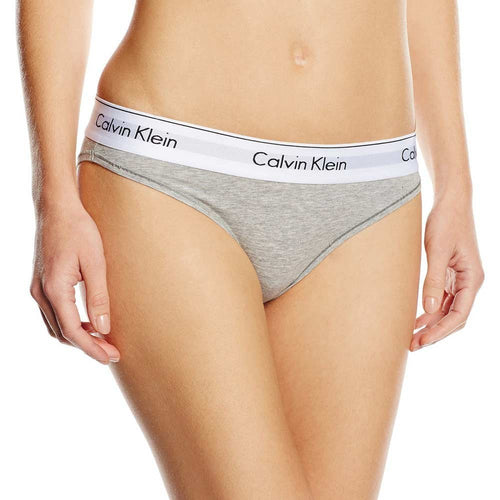 Calvin Klein - Modern Cotton Bikini Brief, Grey - Boxers - and - Briefs.net