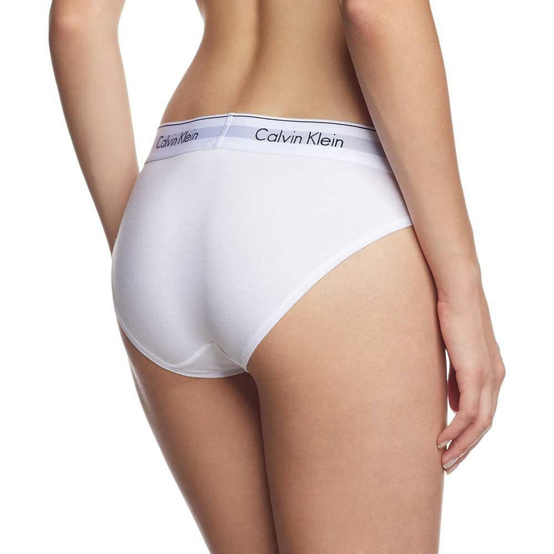 Calvin Klein - Modern Cotton Bikini Brief, White - Boxers - and - Briefs.net