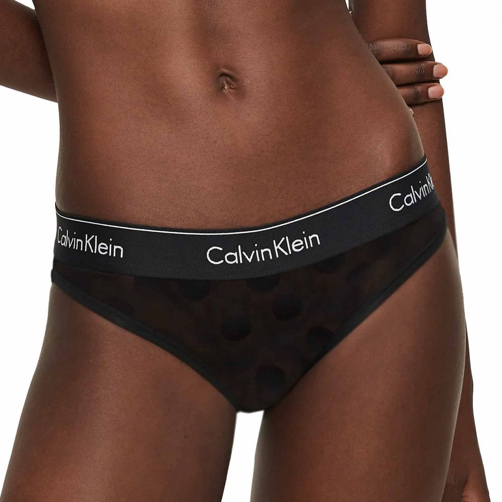 Black calvin klein womens underwear best sale