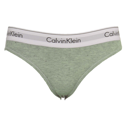 Modern Cotton Ribbed Modal Bikini Brief, Graphic Rib / Heather Grey