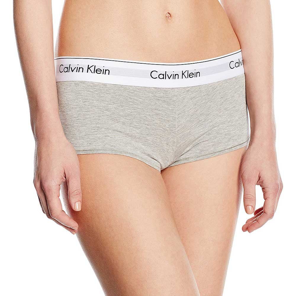 Calvin Klein - Modern Cotton Short, Grey Heather - Boxers - and - Briefs.net