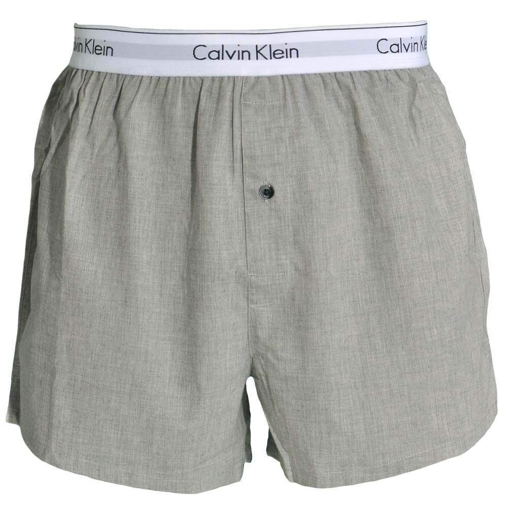 Calvin klein slim fit woven boxers best sale